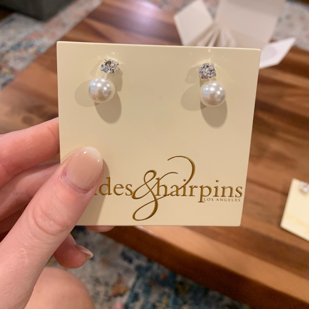 NEW Swarovski crystal wedding earrings